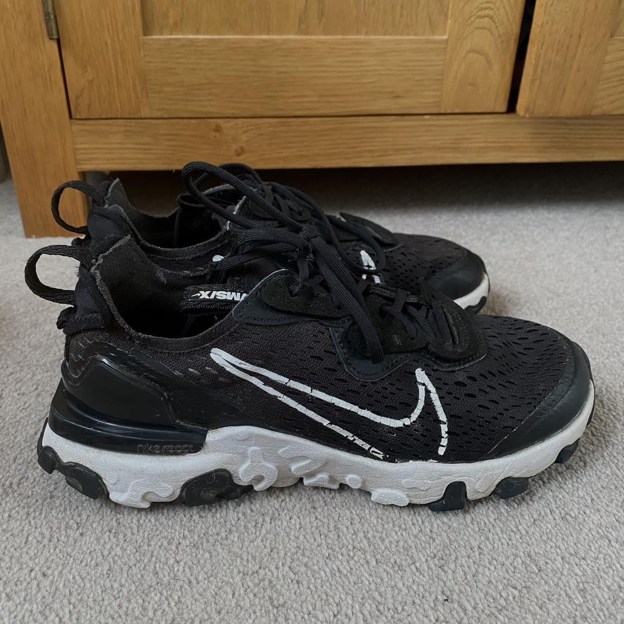 womens white nike react trainers
