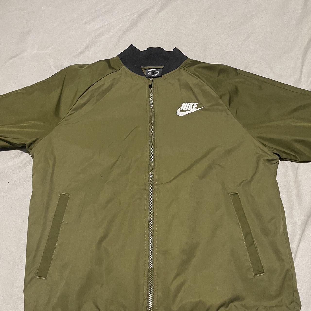 Nike jacket Green Nike jacket Brand new Mint... - Depop