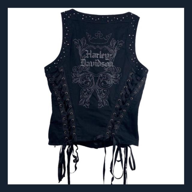 ✩vintage 80s black corset .·˖*✩ size 38c FREE - Depop