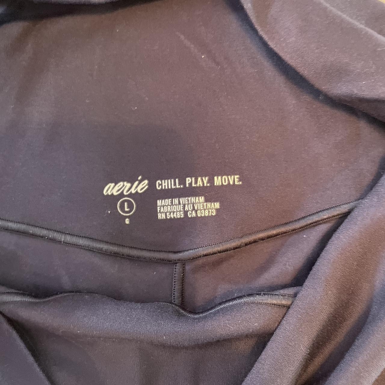 Aerie Women's Navy Leggings Depop