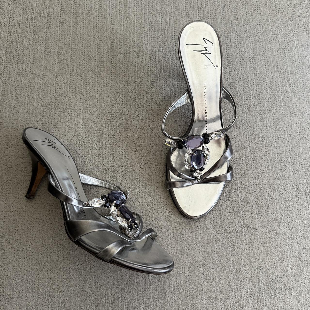 Giuseppe zanotti heels silver online