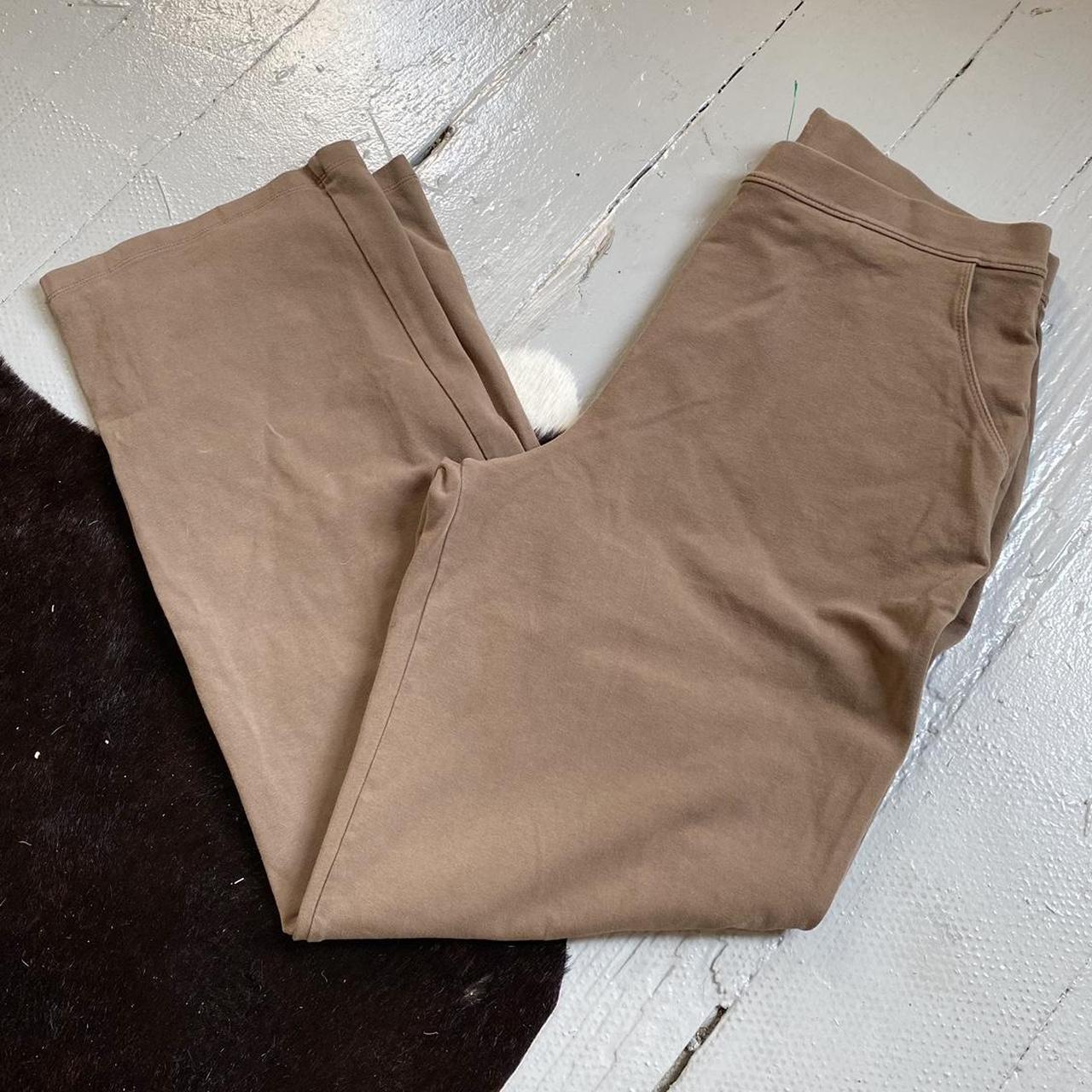Vintage LL Bean yoga pants. Perfect light brown... Depop