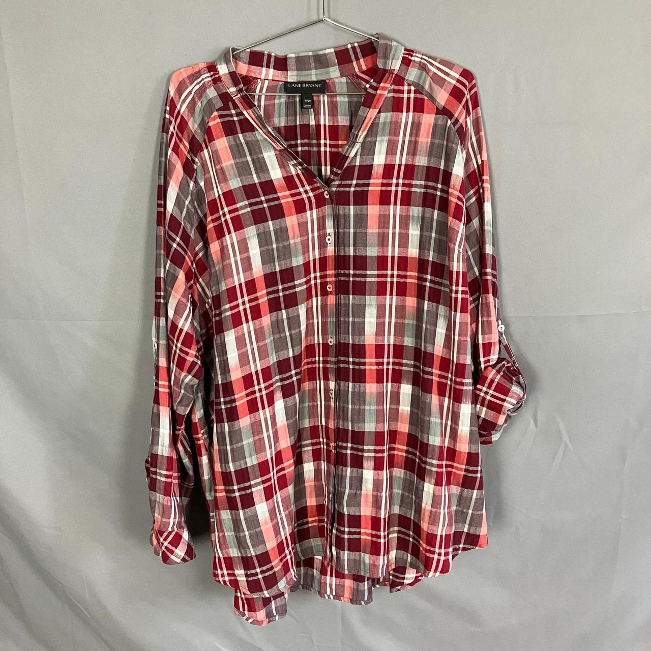 Lane bryant red shirt hotsell