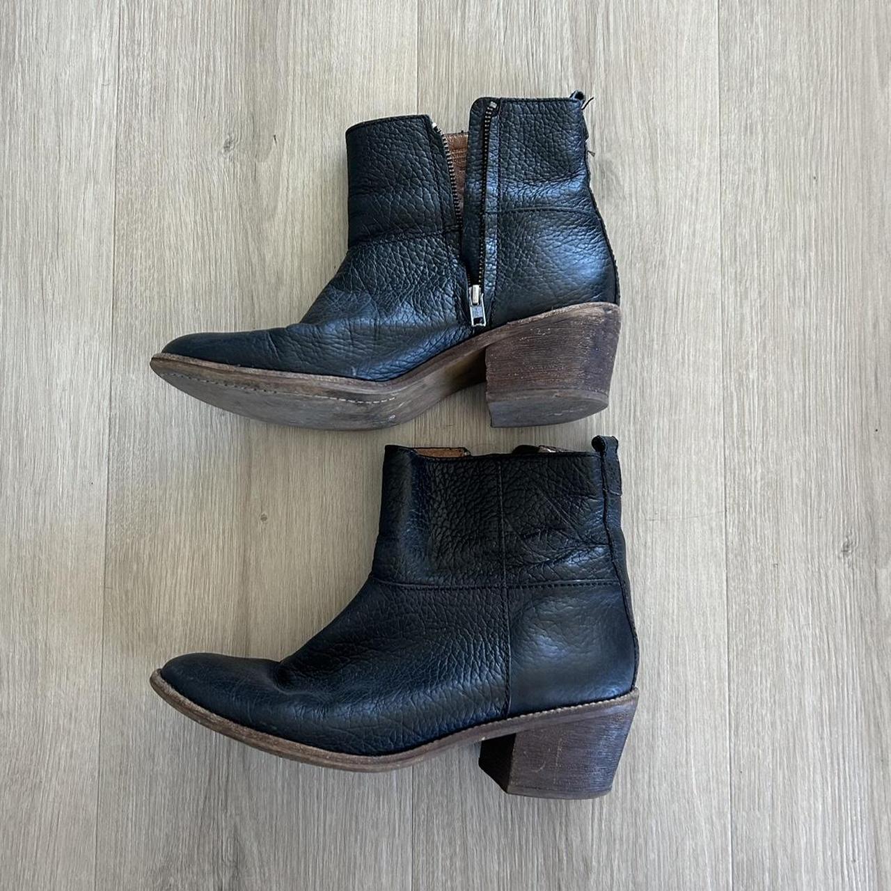 Madewell black booties best sale