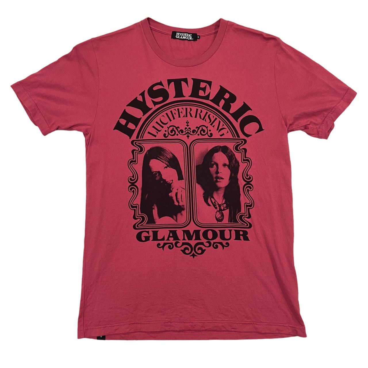 Hysteric Glamour T-Shirt Pink Small “Lucifer Rising”... - Depop