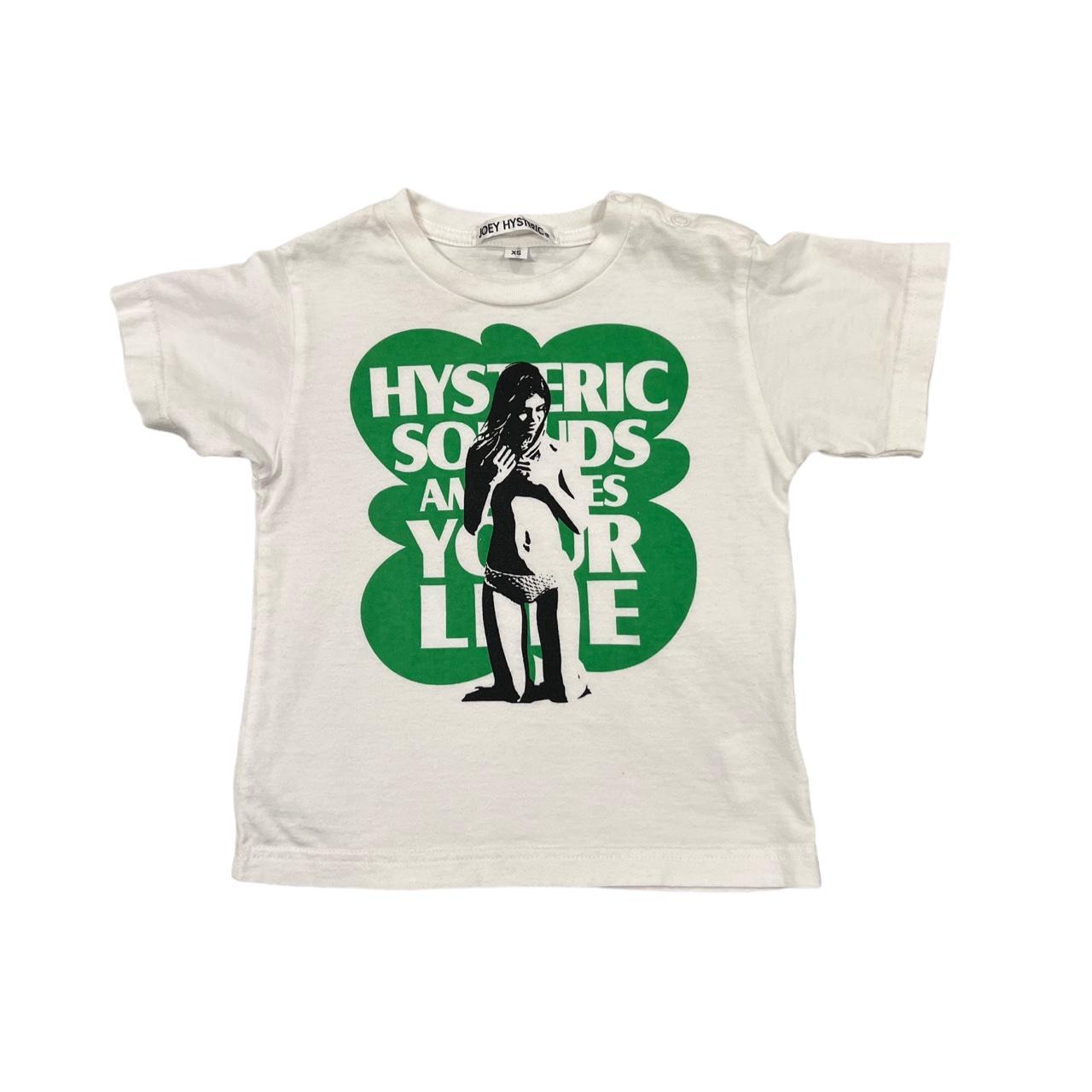 Joey Hysteric White XS Tee “Hysteric Sounds” Baby