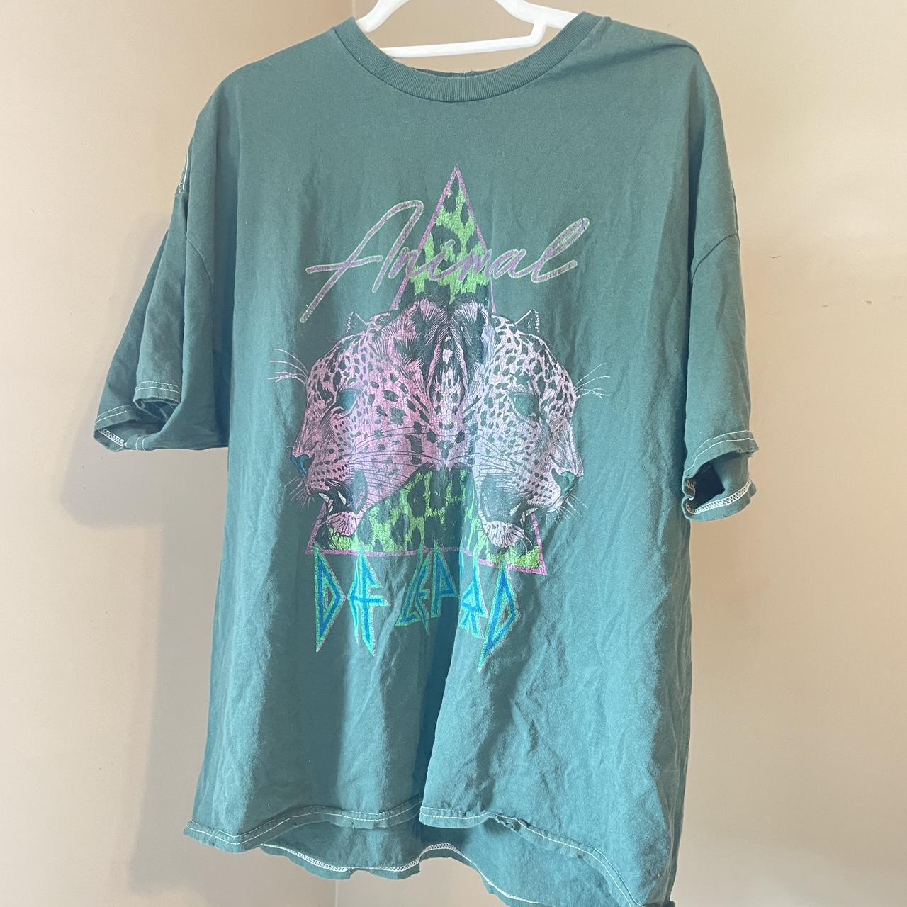 Small Urban Outfitters Def Leppard Tshirt Oversized Depop 0858