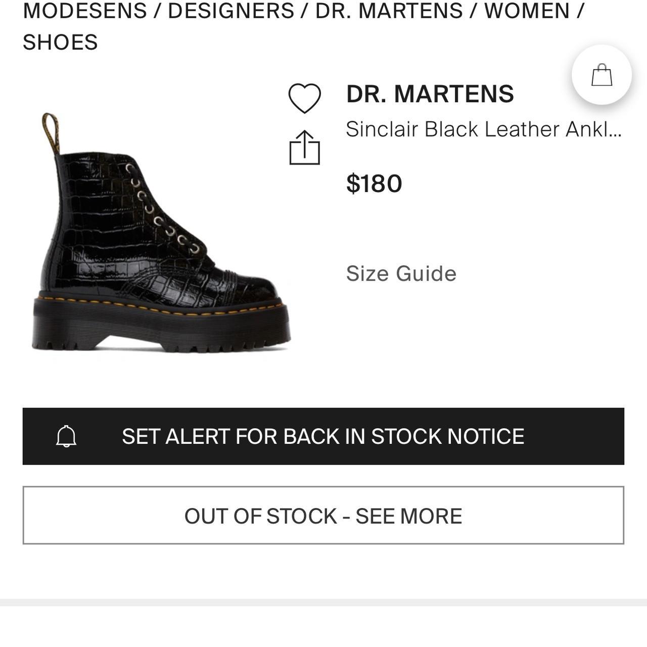 sinclair patent crocodile platform boots