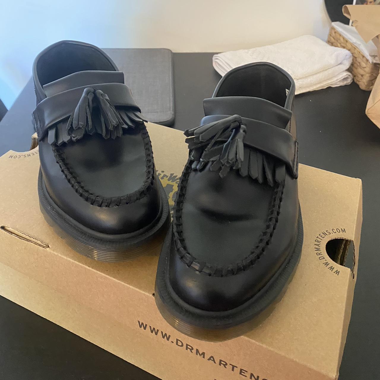 Dr. Martens Women's Black Loafers | Depop