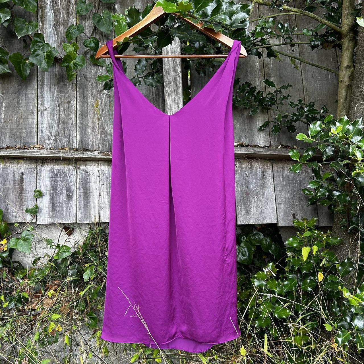 Diane von furstenberg hot sale purple dress