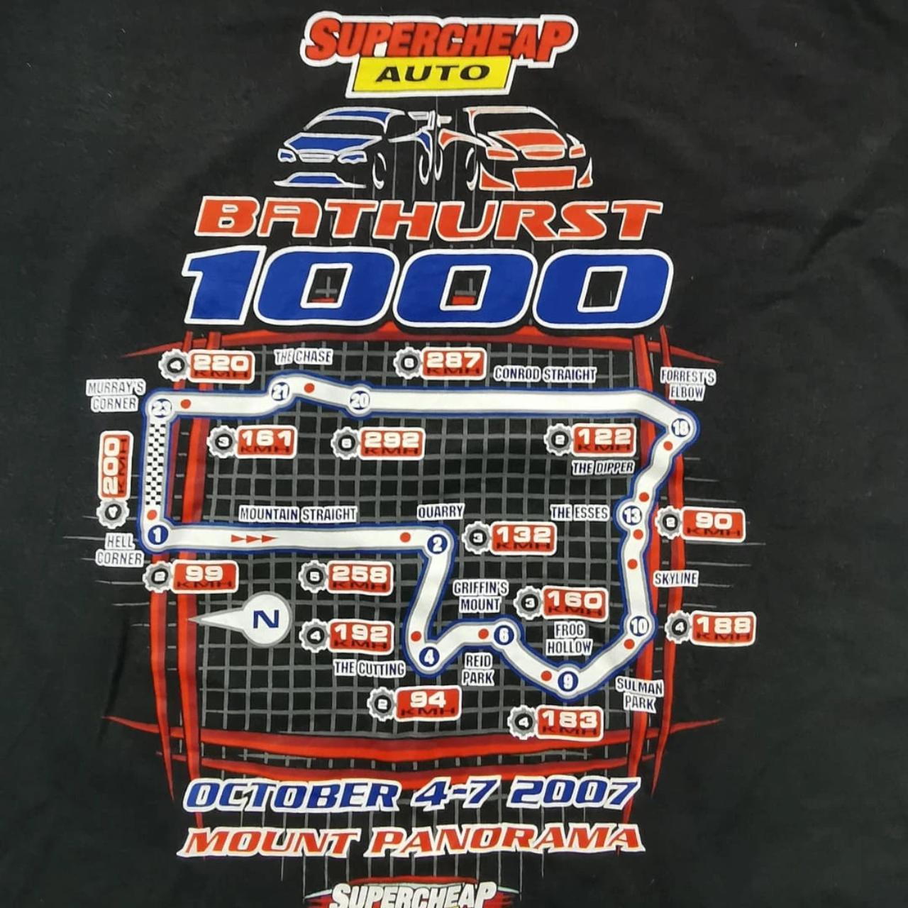 Vintage Bathurst 1000 Mount Panorama 07 Tee... - Depop