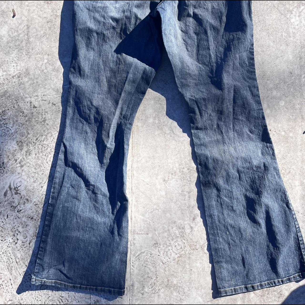 Beautiful vintage YMI flare jeans Waist:34in - Depop