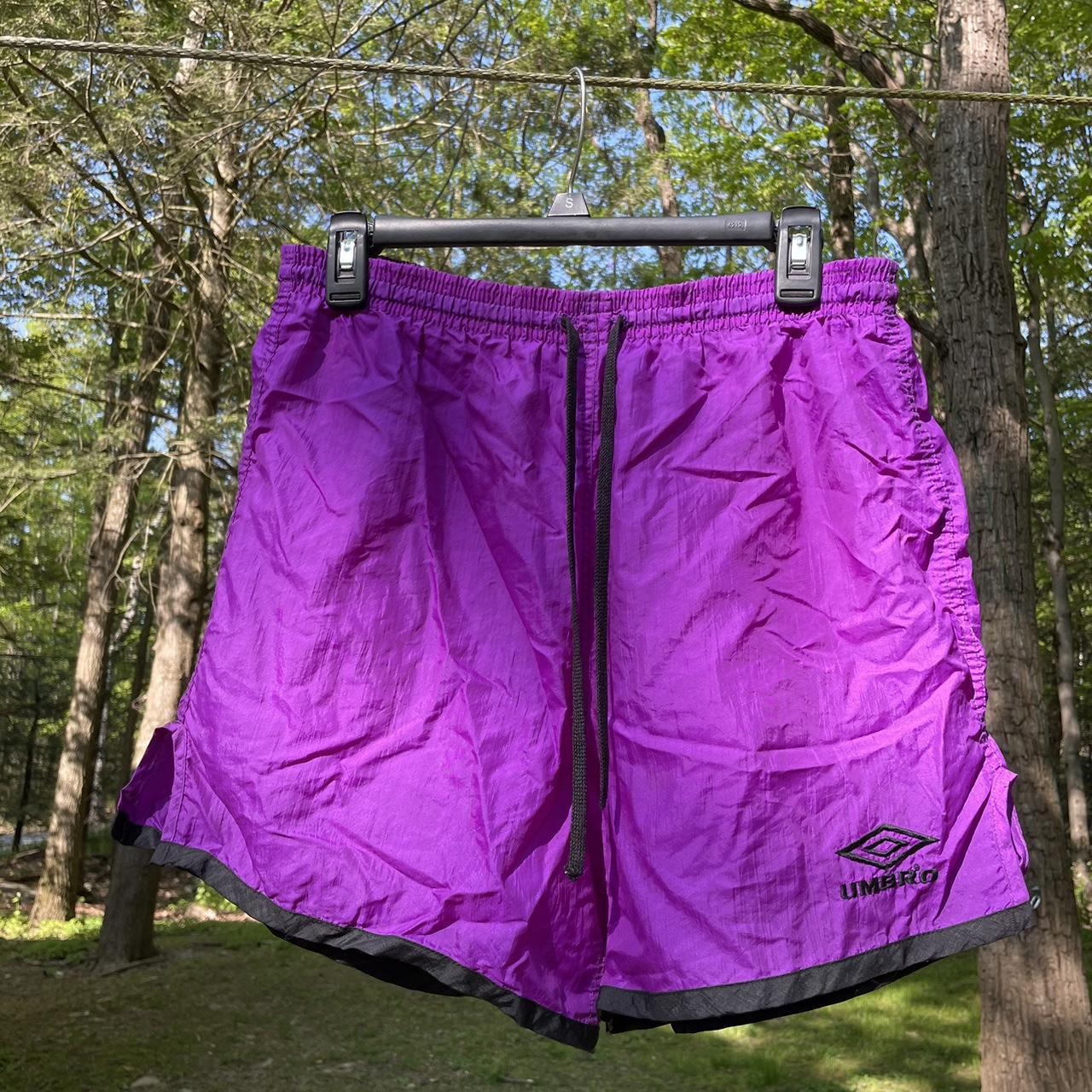 Purple hot sale umbro shorts