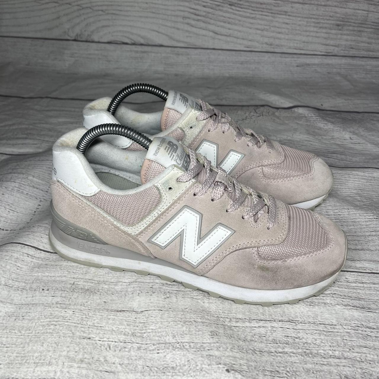 New Balance 574 Classic Women s 9 Pink Shoes This. Depop