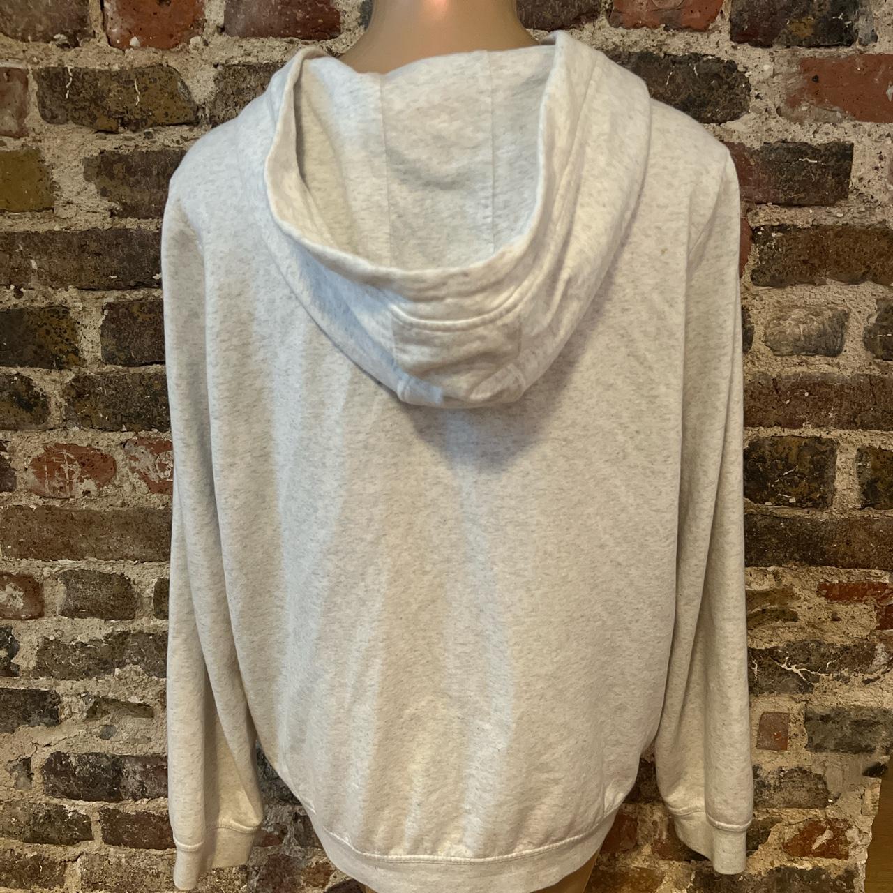 Nike Heather Grey Zip Up Hoodie 🪩Very light, warm... - Depop