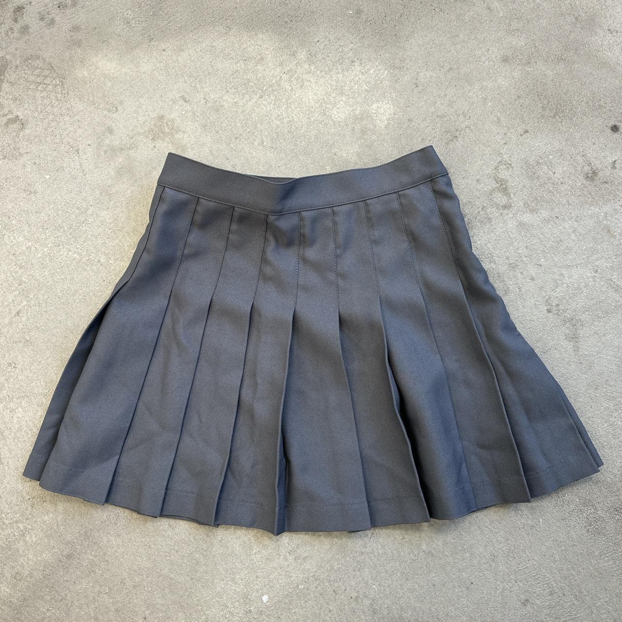 LAASK33 - CHARCOAL TENNIS SKIRT (CLASSIC COLORS) •... - Depop