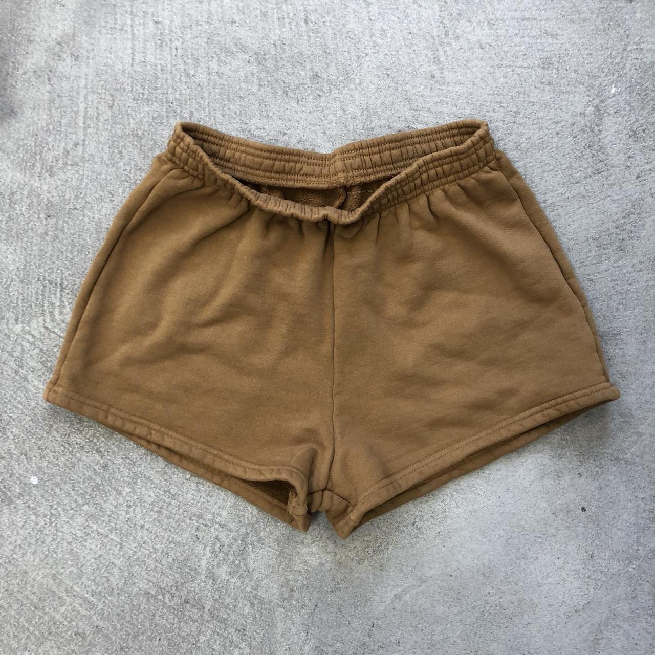 Women's Brown and Khaki Shorts | Depop