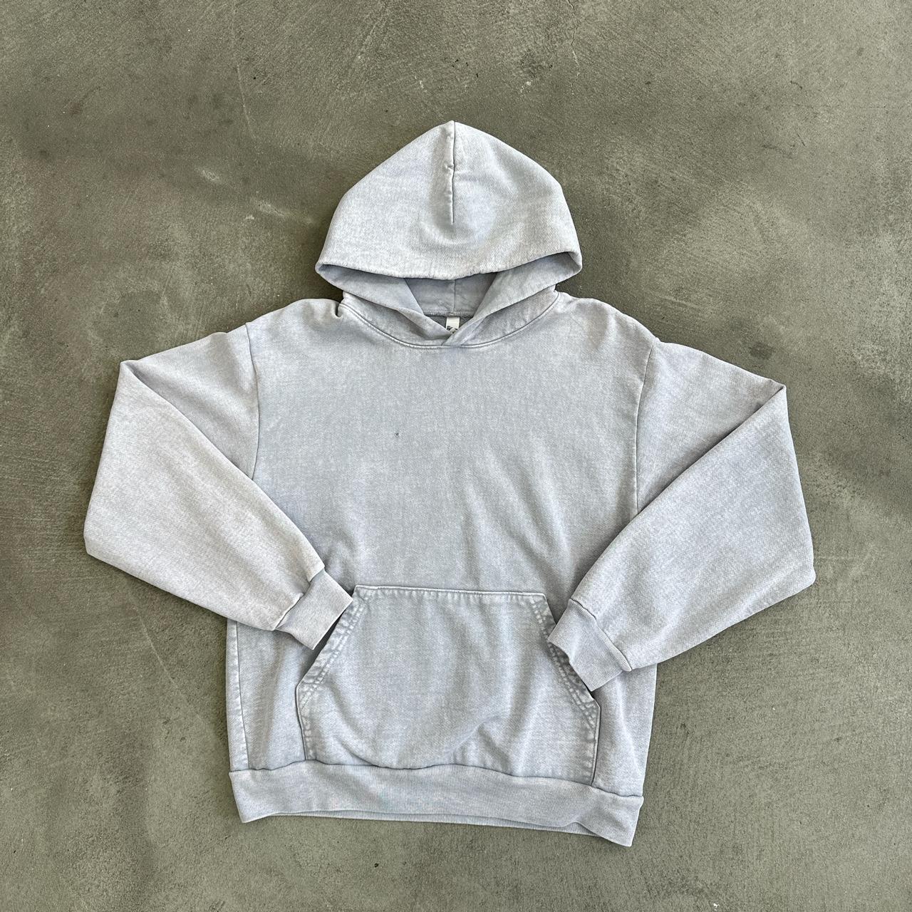 Men's Grey and Silver Hoodie | Depop