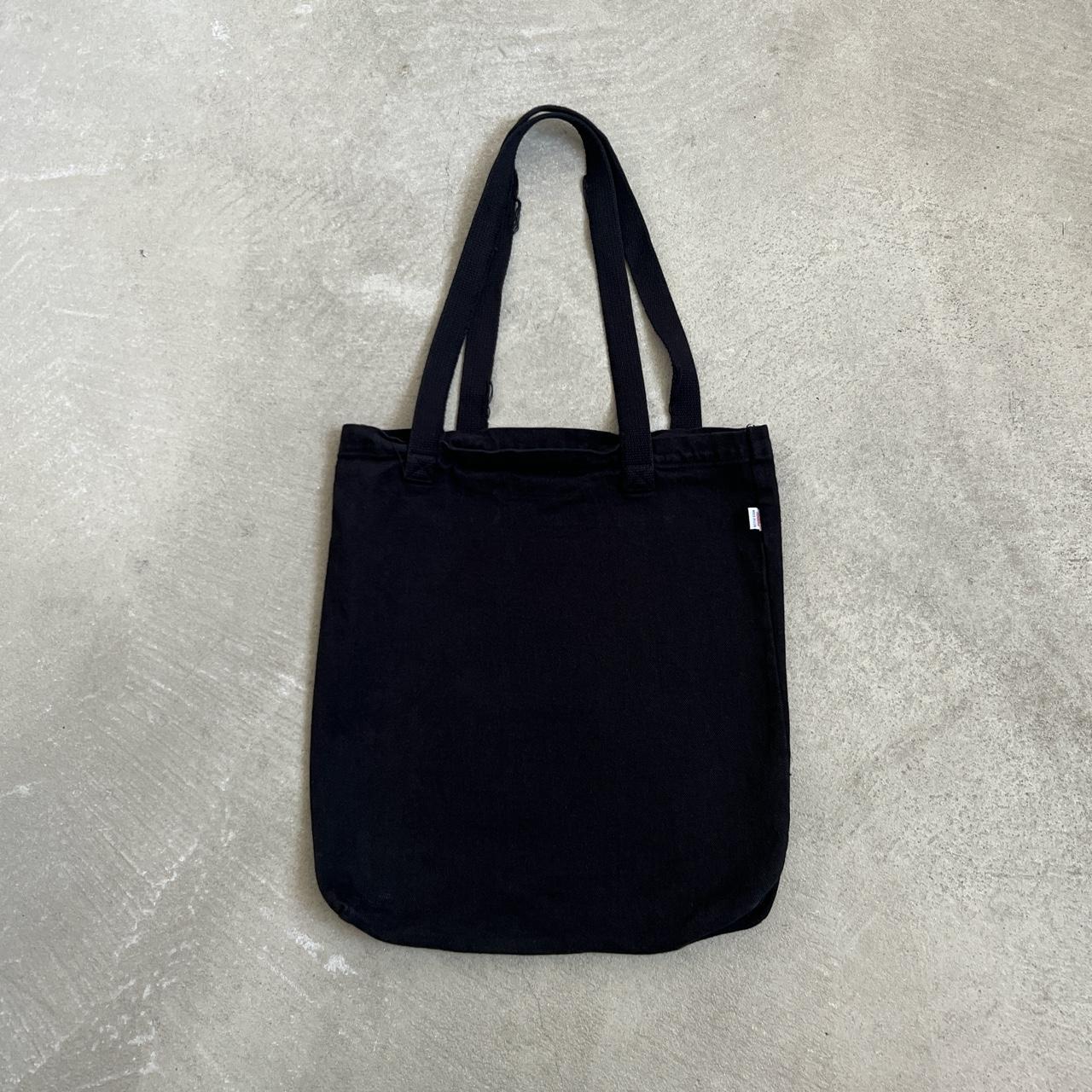 LAA4039 - BLACK BULL DENIM TOTE BAG Slightly... - Depop