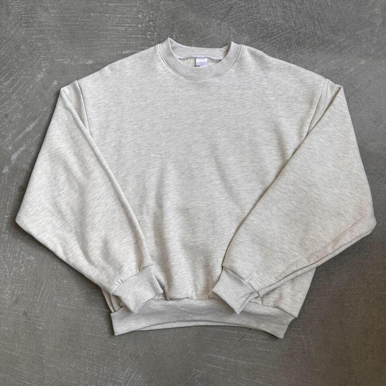Los Angeles Apparel | Fleece Wide Crewneck Sweatshirt for Women in Scour, Size XS