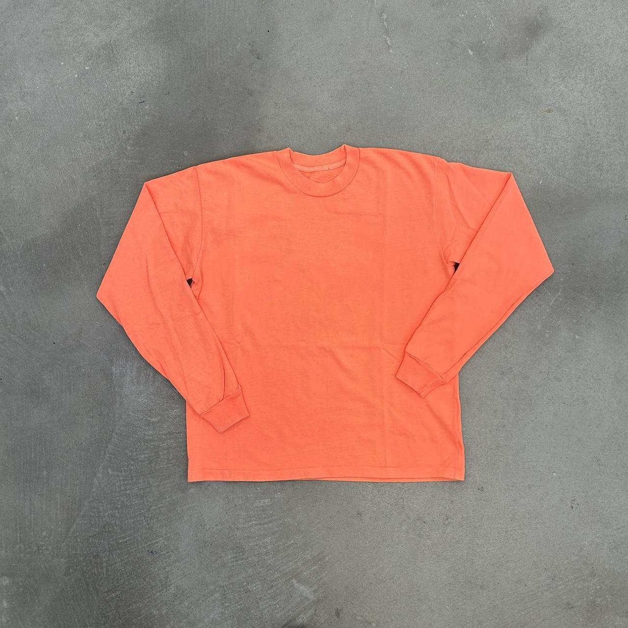 LAA018- SAMPLE BRIGHT ORANGE LONG SLEEVE ... - Depop