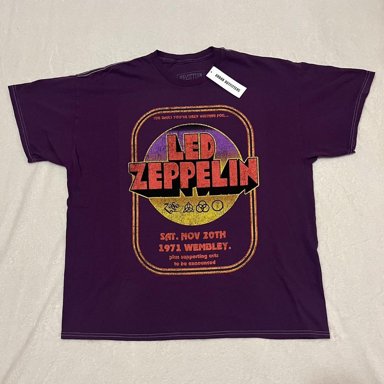 Urban Outfitters Led Zeppelin T Shirt Dress Oversized Tee Led