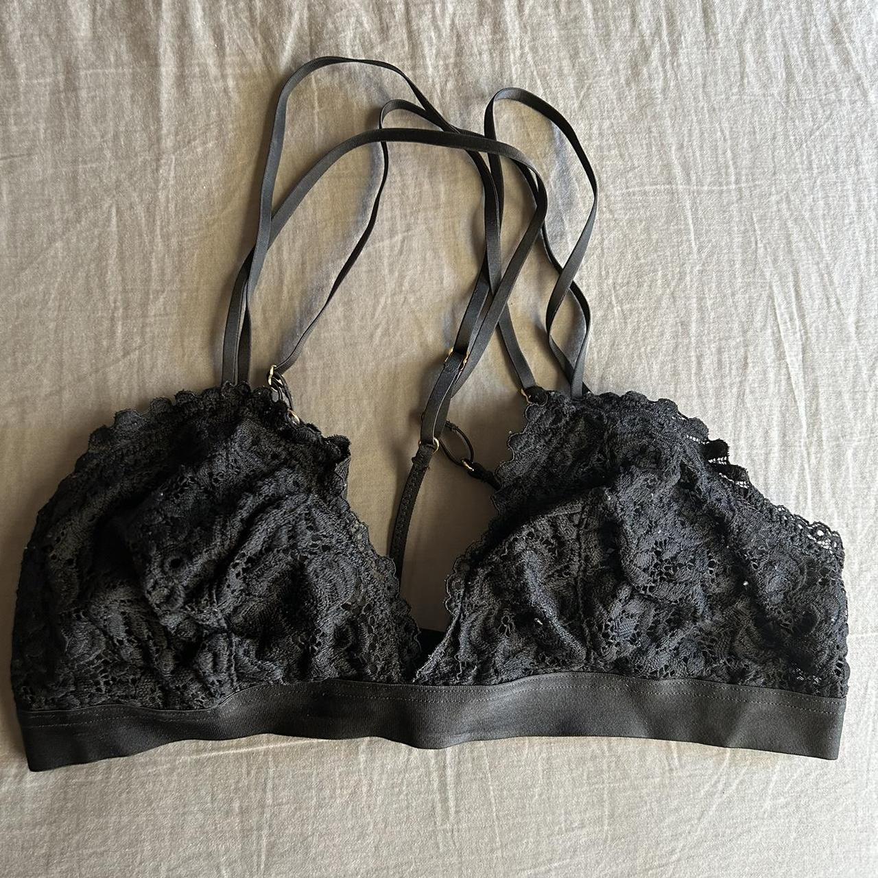 aerie, Intimates & Sleepwear, Aerie Bralette In Black Lace Size Medium