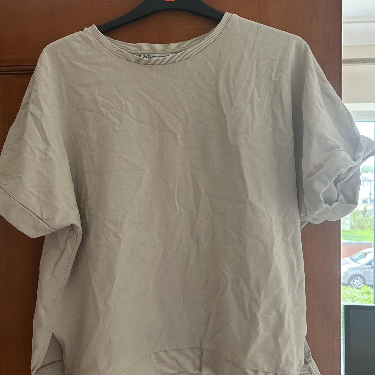 Zara Oversized Shirt In A Size Small Worn Once - Depop