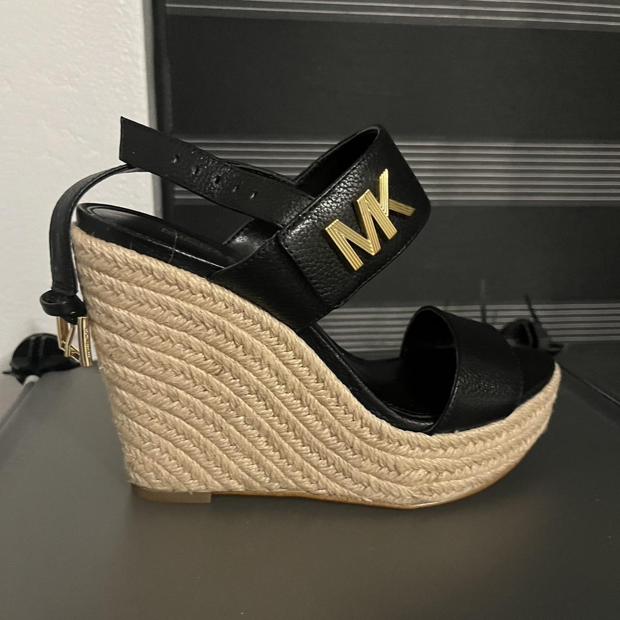 Michael kors clearance black wedges