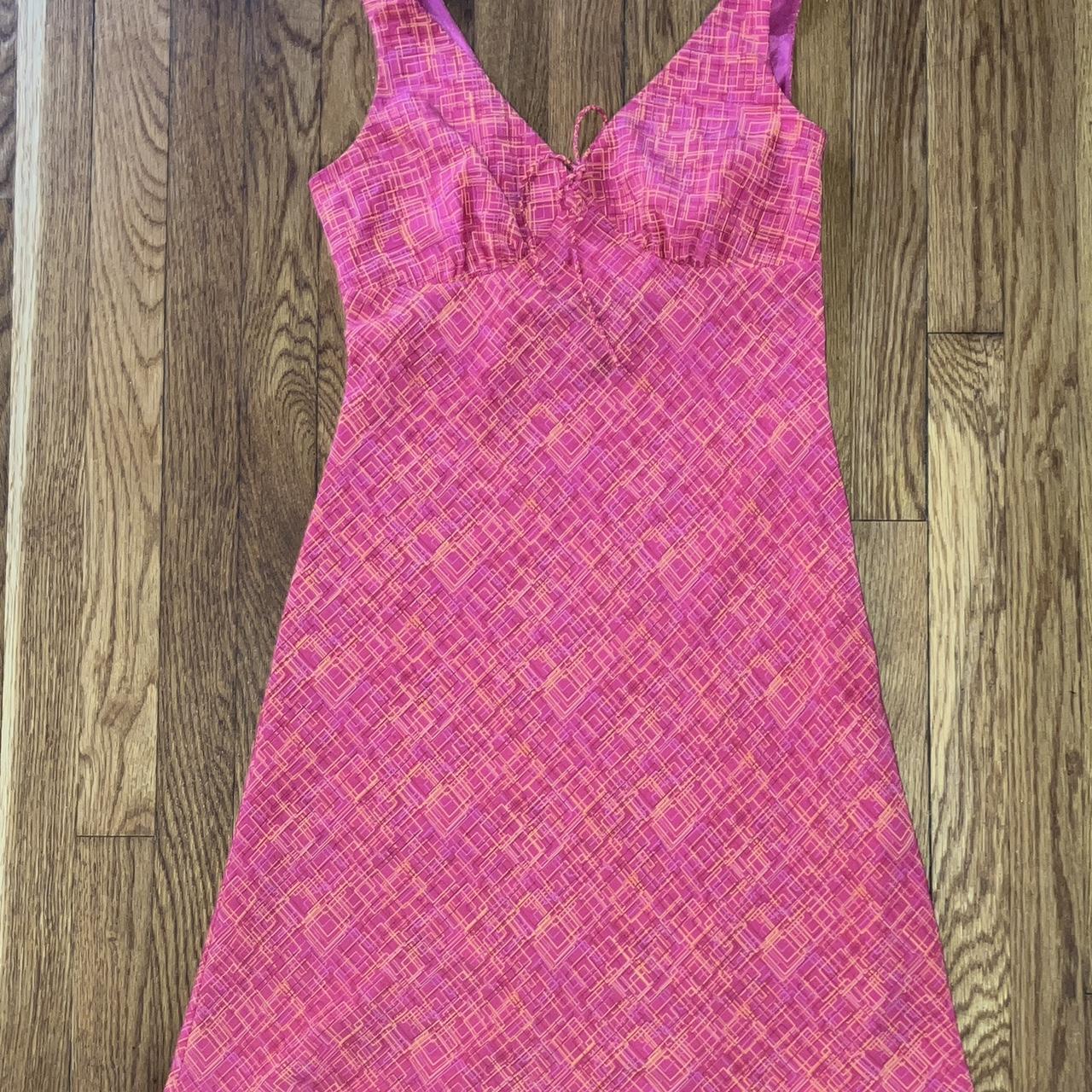 Adorable 90s Dress With A Great Funky Geometric - Depop