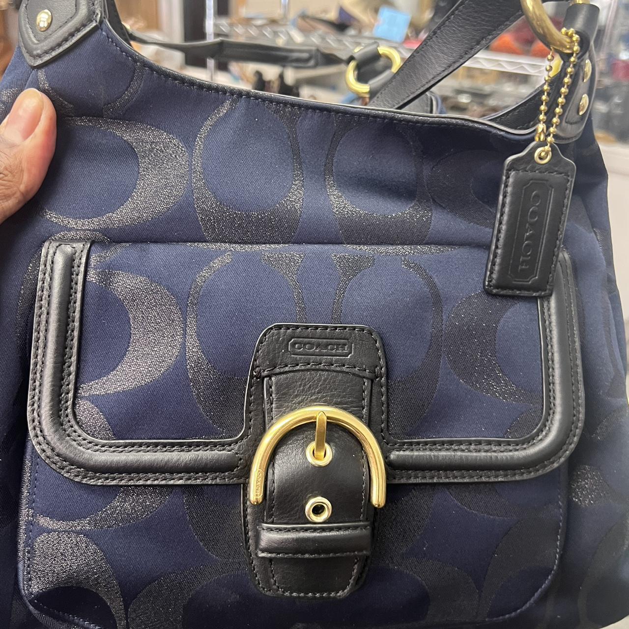 Vintage Coach Post Pouch Navy Blue | Coach vintage handbags, Vintage coach  bags, Navy blue purse