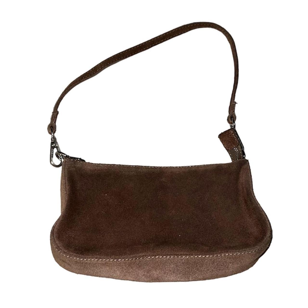 Brandy Melville Women's Khaki and Brown Bag