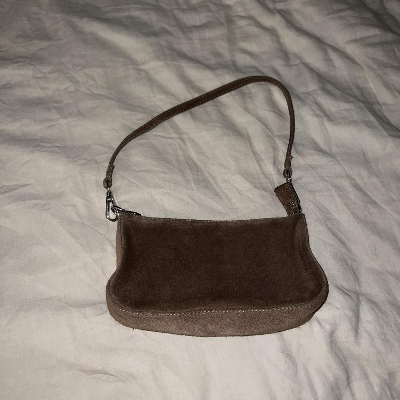 Brandy Melville Women's Khaki and Brown Bag (4)