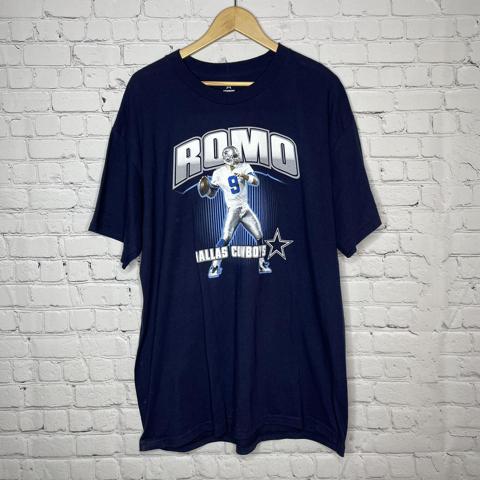 Tony Romo Dallas Cowboys Men's Navy Branded Backer T-Shirt 