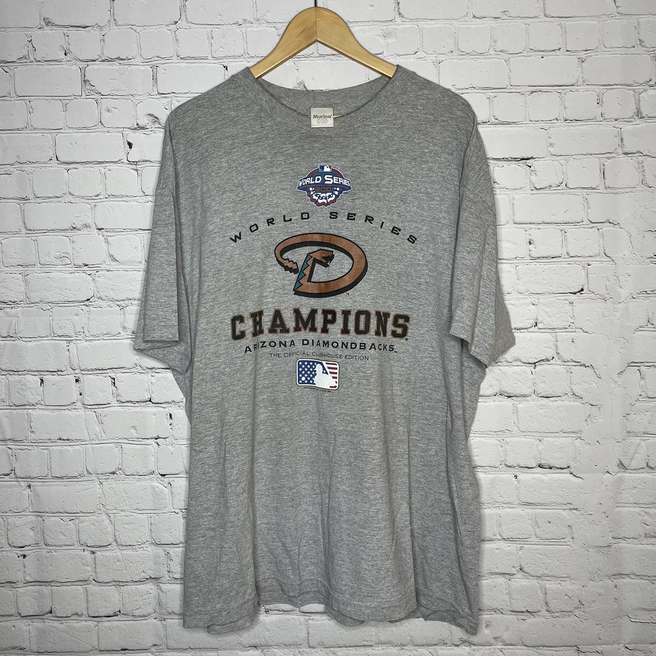 Vintage 2000s MLB World Series Arizona Diamondback 2001 Champs T-Shirt