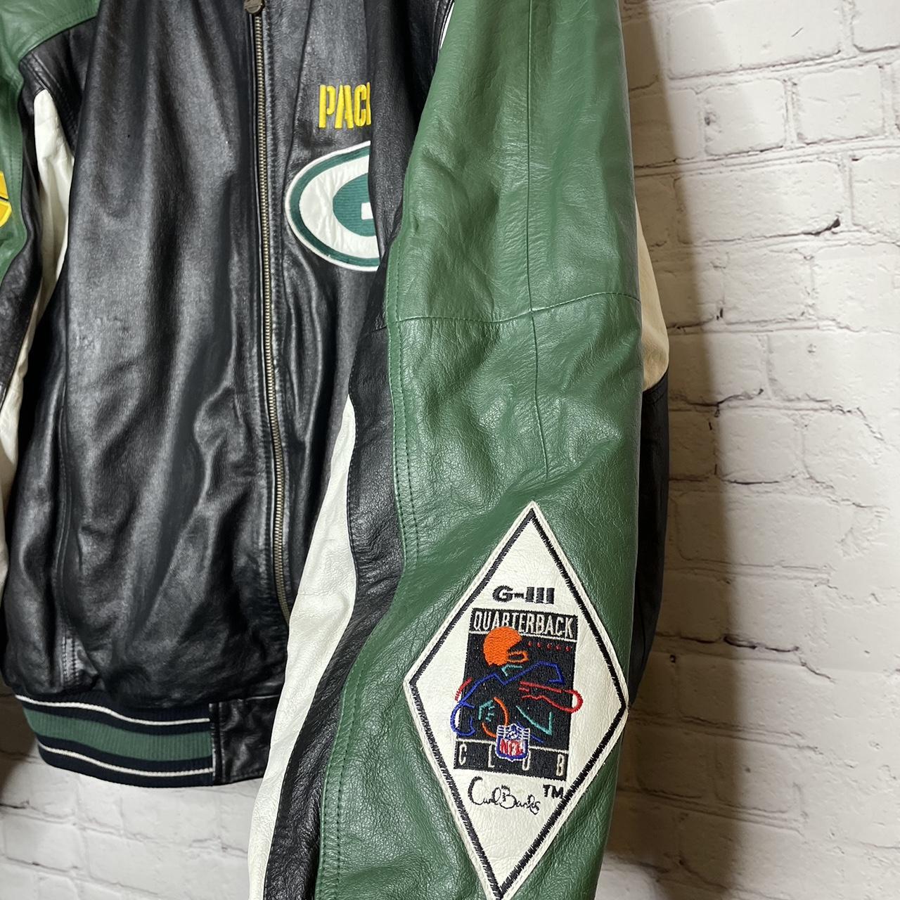 90's Green Bay Packers Leather Jacket - XL – The Vintage Store