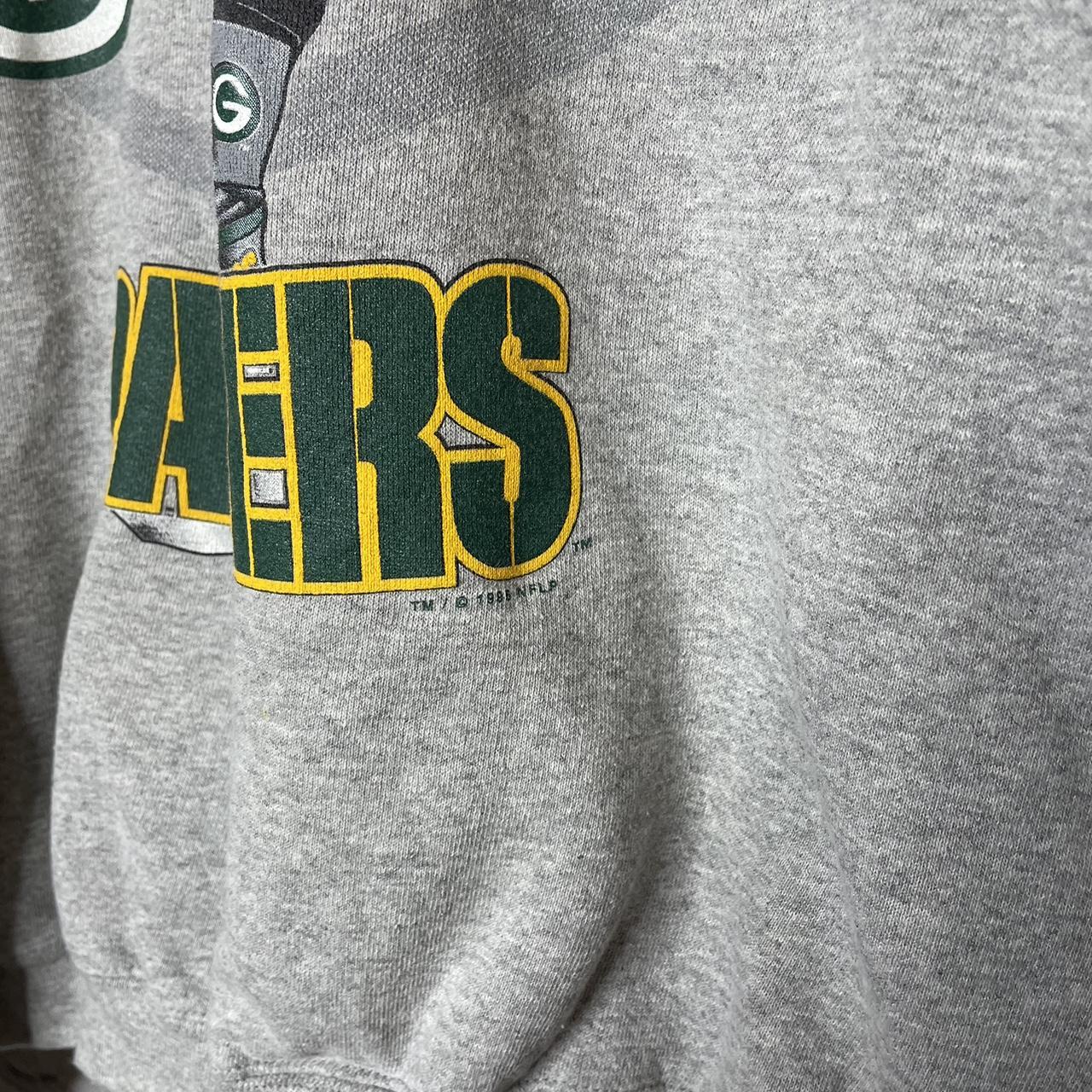 Vintage Green Bay Packers winter jacket! Quarter zip - Depop