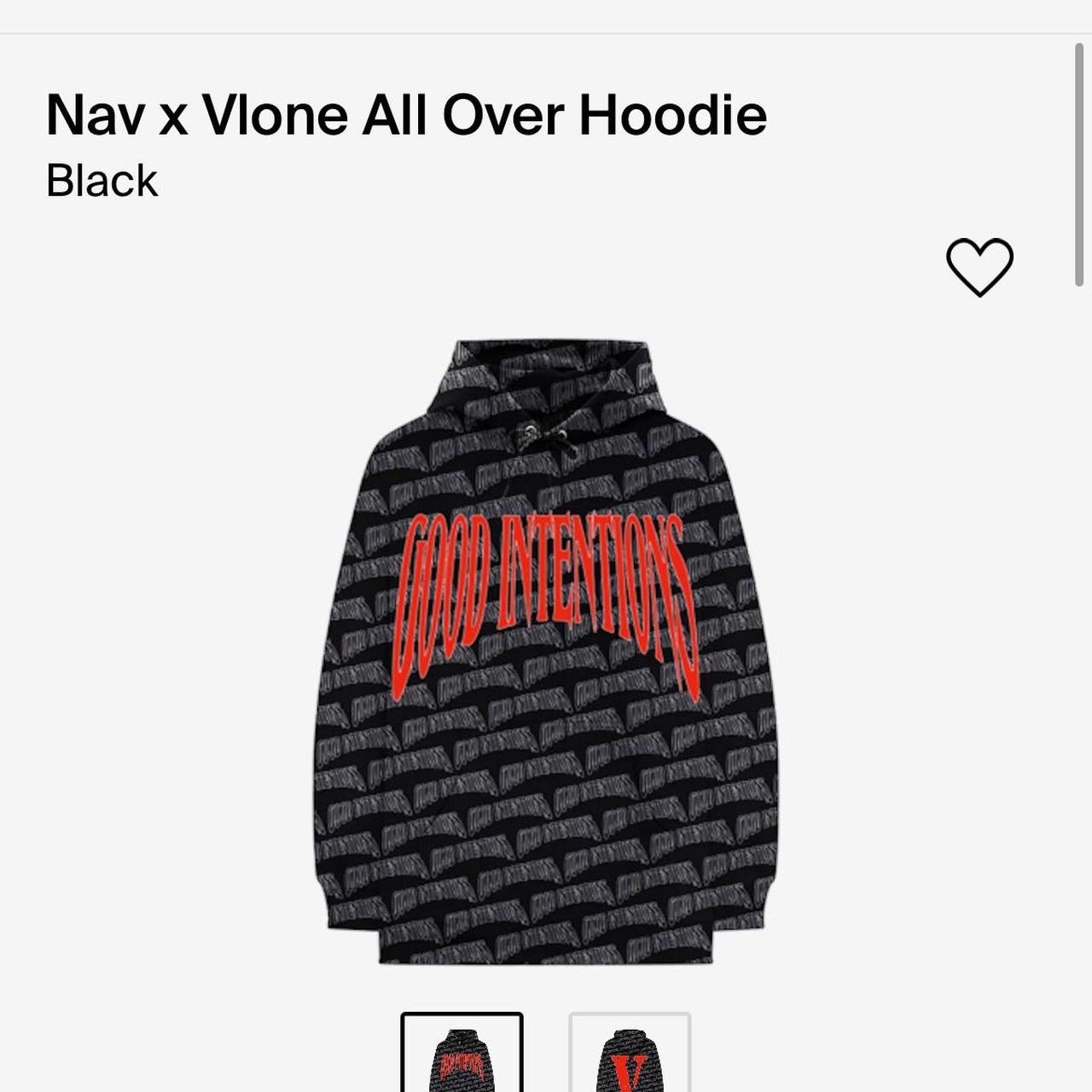 Vlone all over hoodie new arrivals