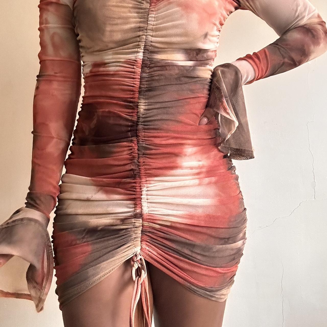 Tie-Dye Scrunch Dress