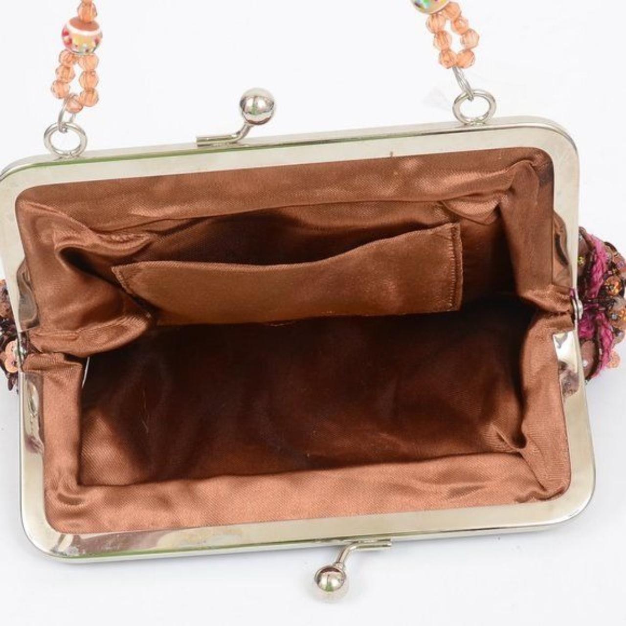 Vintage black purse with metal handle Super cute - Depop