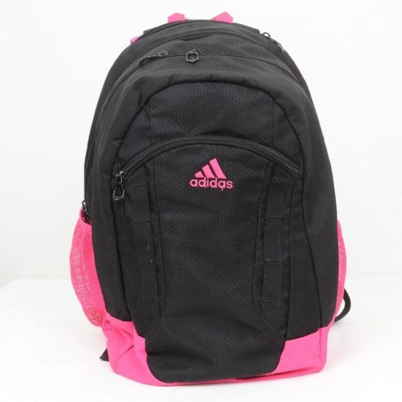 Pink and clearance black adidas backpack