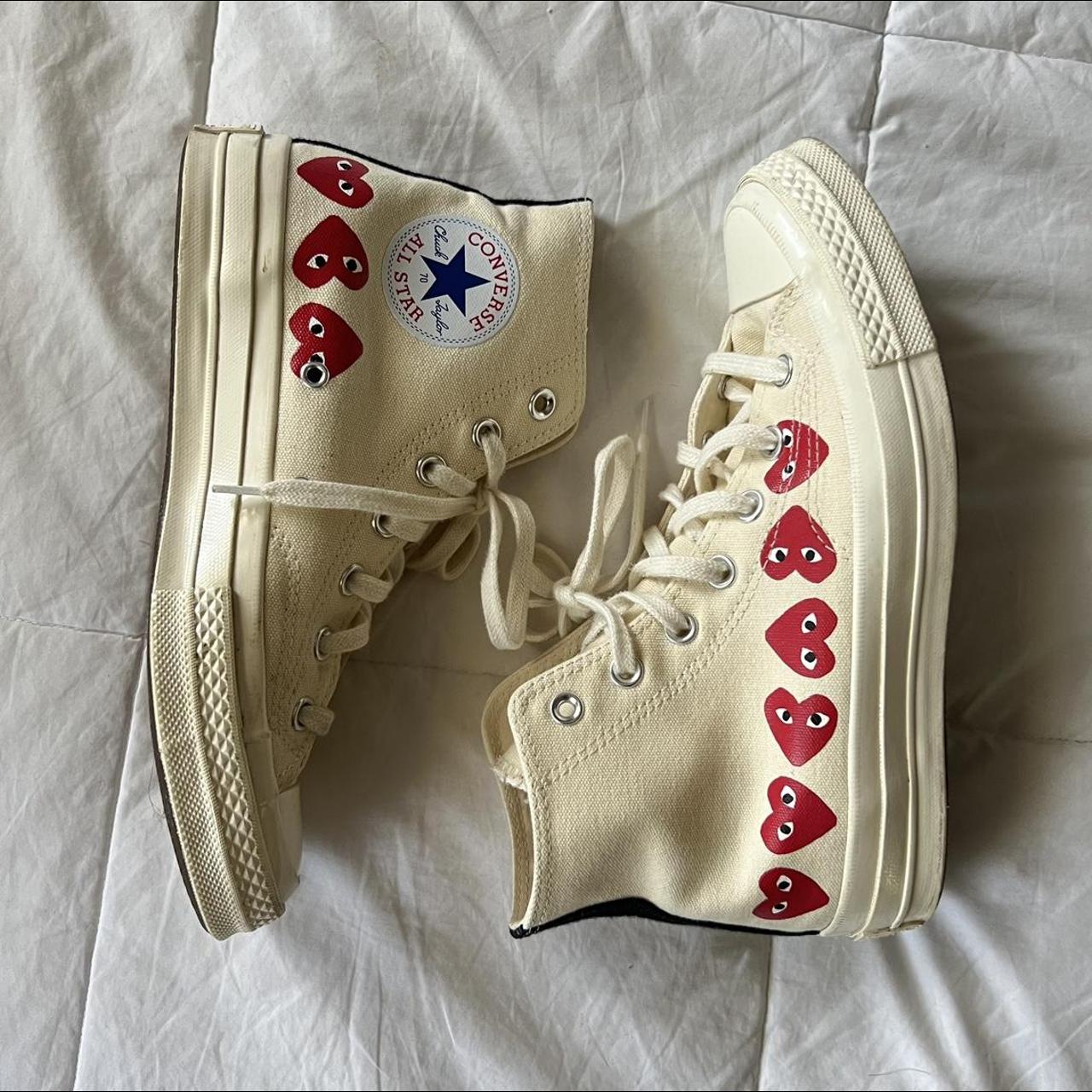 comme des garcons low top white