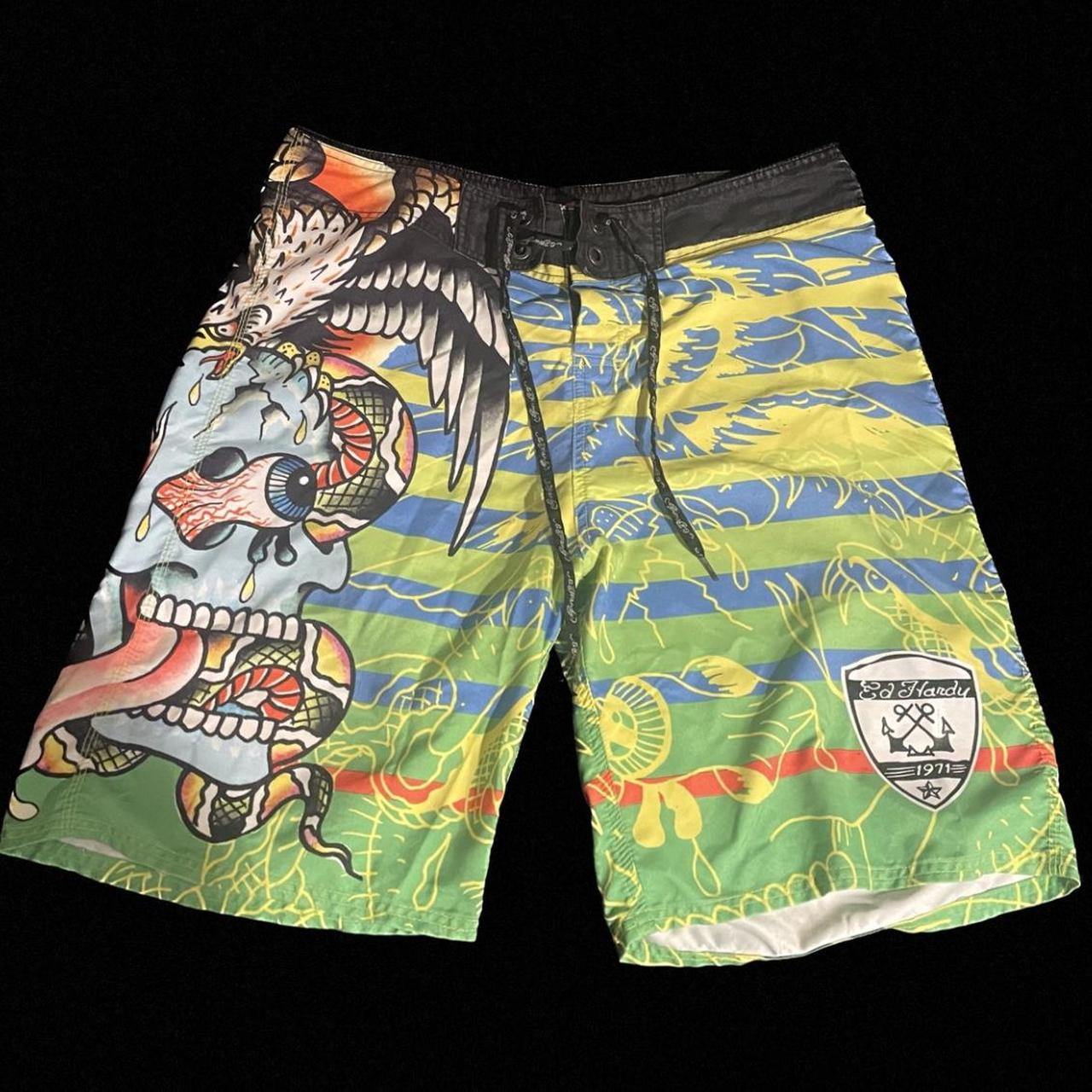 NWT vintage ED Hardy outlet swim shorts