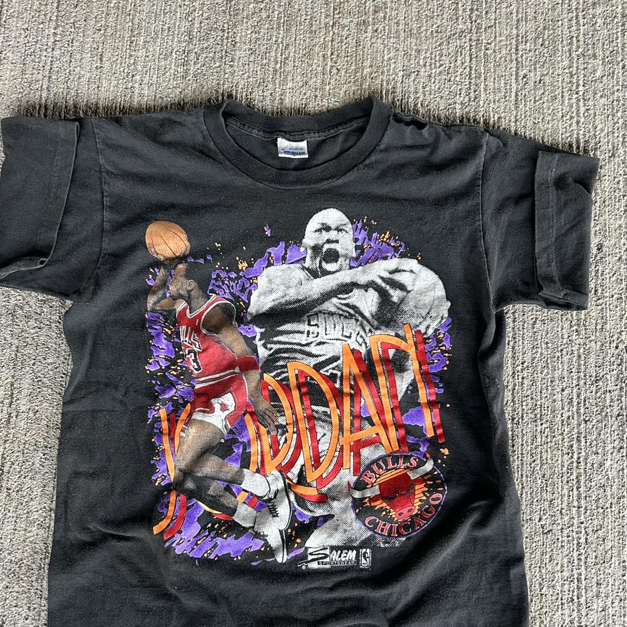 1993 Michael Jordan Vintage T Shirt Salem Sportswear... - Depop
