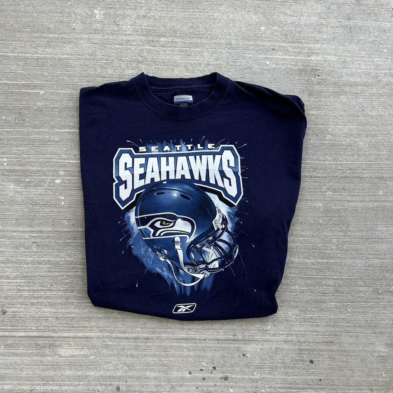 Early 2000's Seattle Seahawks Vintage Reebok T - Depop