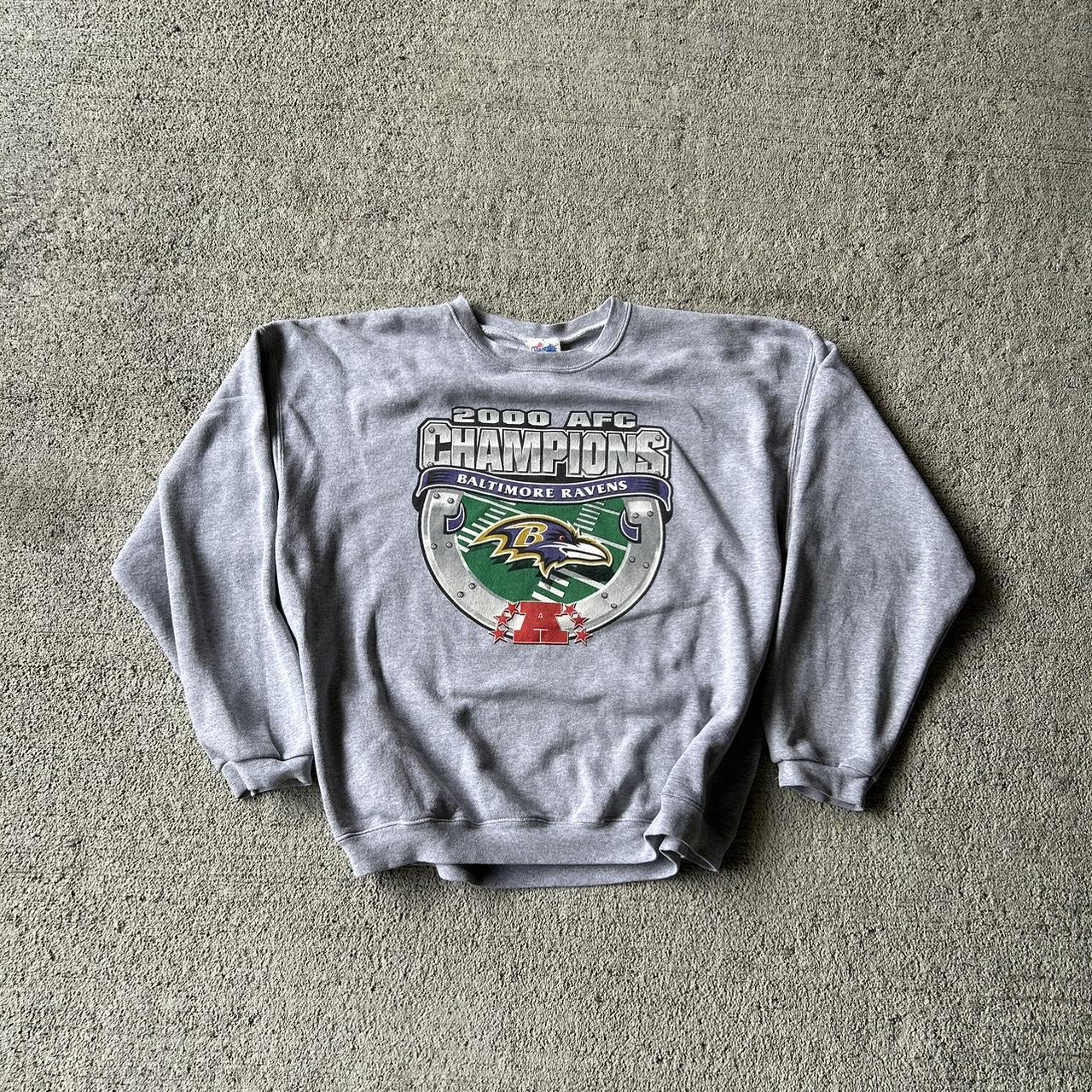 Baltimore Ravens vintage crewneck sweatshirt Men's - Depop