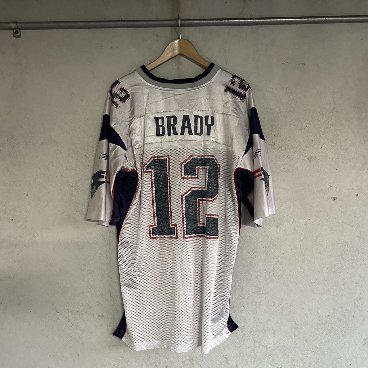 Reebok, Shirts, Vintage Tom Brady Nfl Shirt New England Patriots Reebok  Jersey 2 White Mens Xl