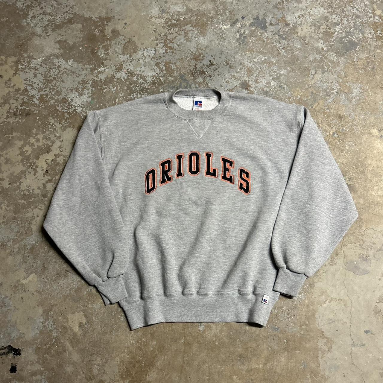 90's Baltimore Orioles MLB Vintage Sweatshirt No... - Depop