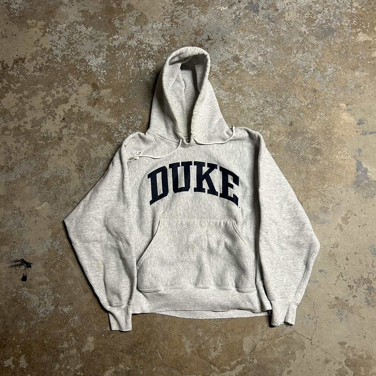 90's Vintage Duke University Hoodie No Flaws! Made... - Depop