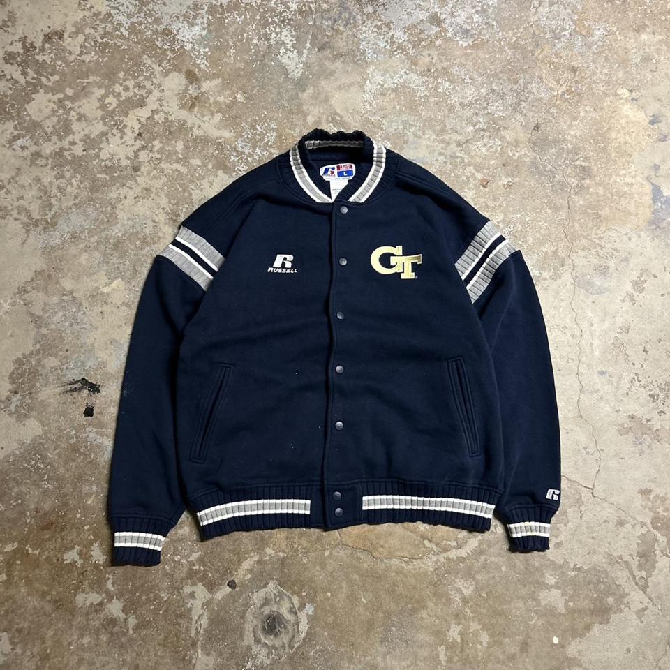 Russell athletic donovan deals navy jacket